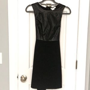 NWT Esley Nordstrom Sleeveless Faux Leather Dress